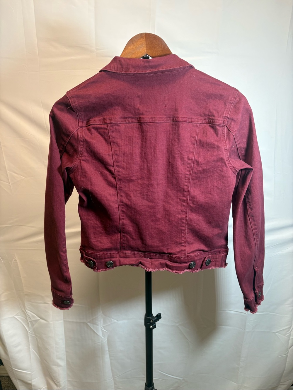 Nine West Raspberry Red Denim Jacket - Picture 3 of 9